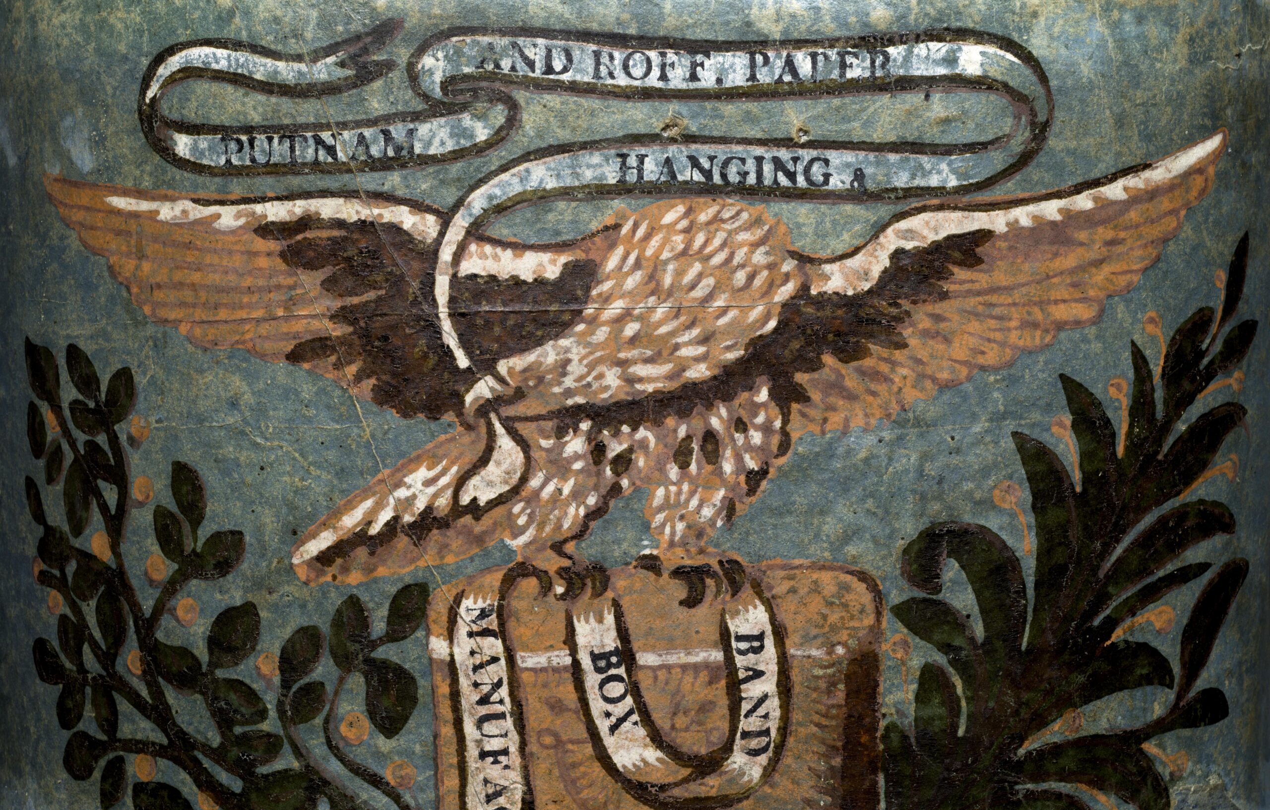 Eagle with Banner (detail)