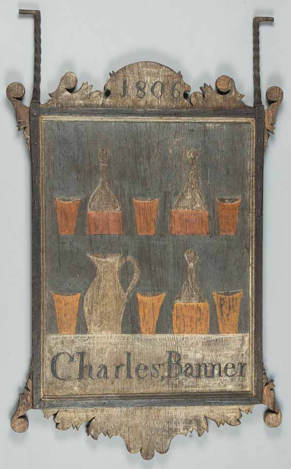 Charles Banner Trade Sign