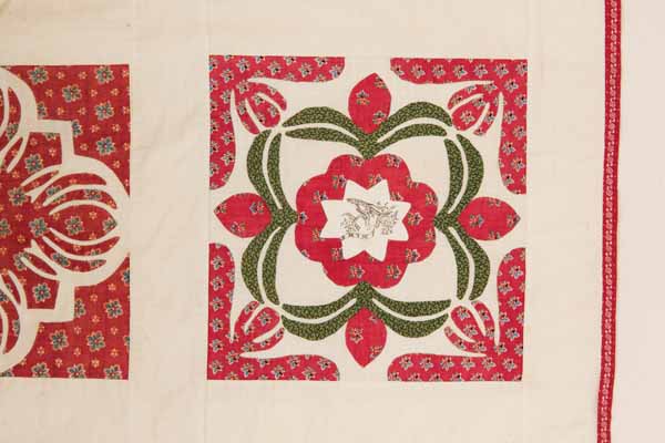Applique and Pieced Cutwork Friendship Quilt