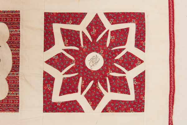 Applique and Pieced Cutwork Friendship Quilt