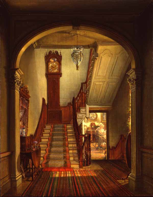 Old Clock on the Stairs